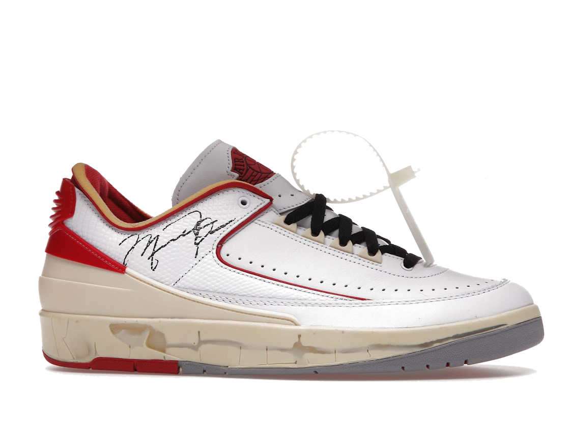 Jordan 2 Retro Low SP Off-White White Red
