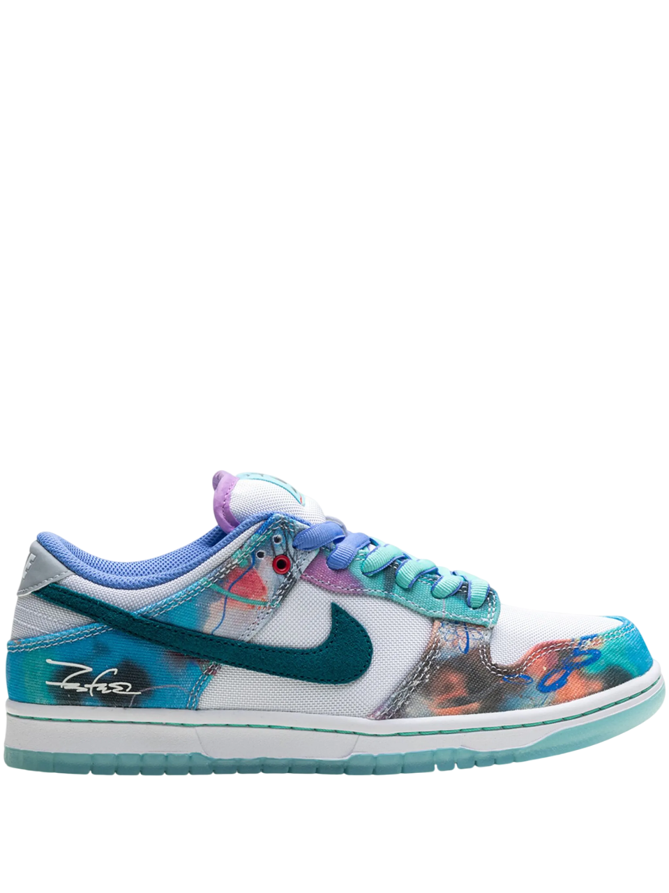 NIKE SB DUNK LOW FUTURA LABORATORIES BLEACHED AQUA