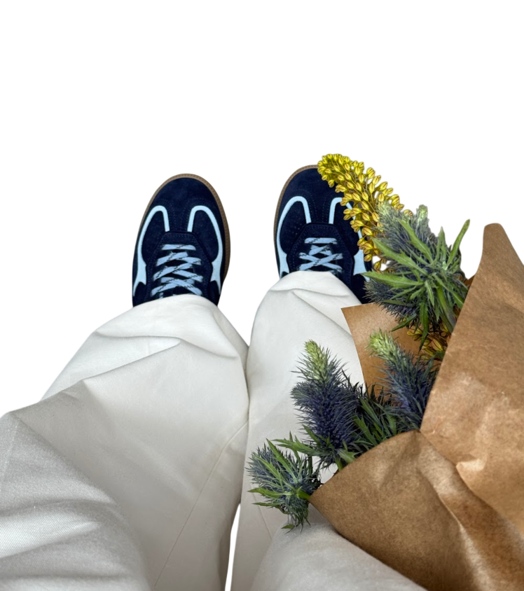 TB.490 RIFE BLUE TONES LEATHER SNEAKERS
