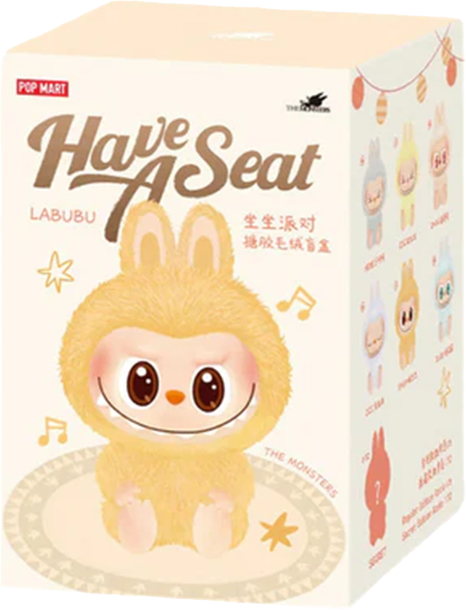 Labubu The Monsters 'Have a Seat' Vinyl Plush Blind Box