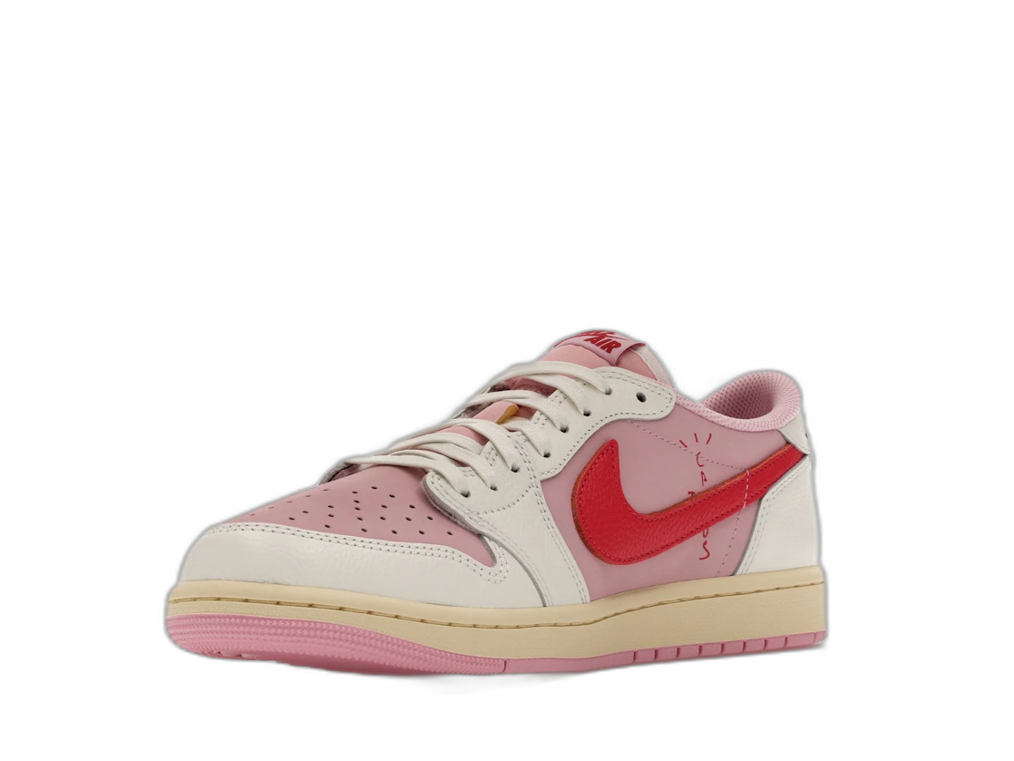 Air Jordan 1 Retro Low OG SP Travis Scott Sail Tropical Pink