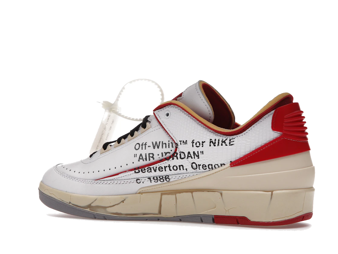 Jordan 2 Retro Low SP Off-White White Red