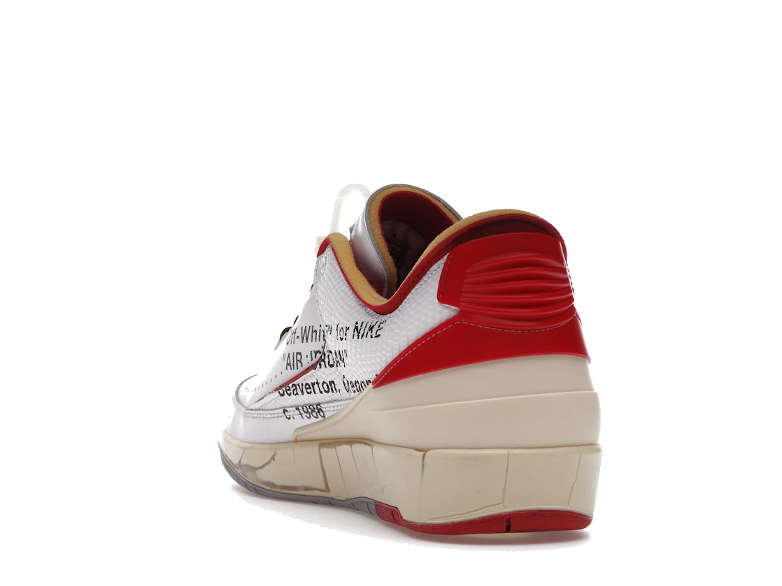 Jordan 2 Retro Low SP Off-White White Red