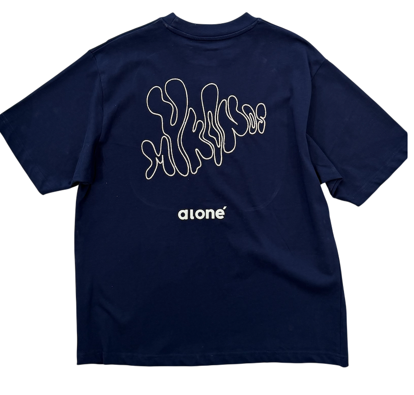 AIONÉ Tee — Midnight Cream