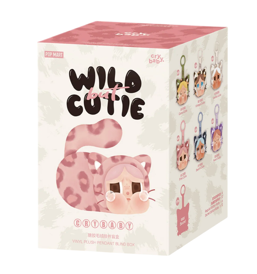 CRYBABY Wild but Cutie Series-Vinyl Plush Pendant Blind Box