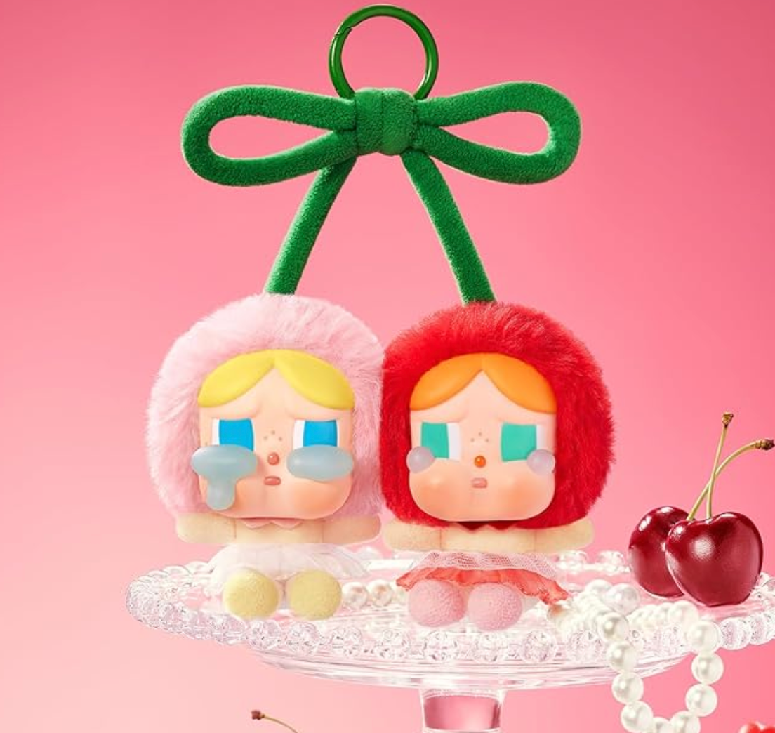 Crybaby Crying for Love Series-Vinyl Plush Hanging Card (Love You Cherry Much)