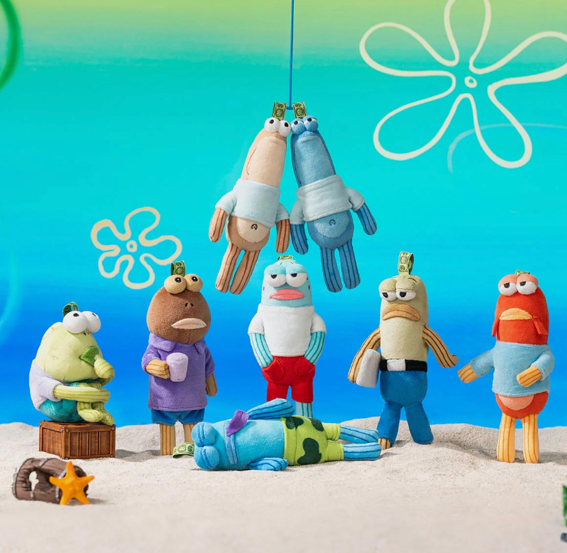 Pop Mart x Bikini Bottom Buddies Plush Sealed Case