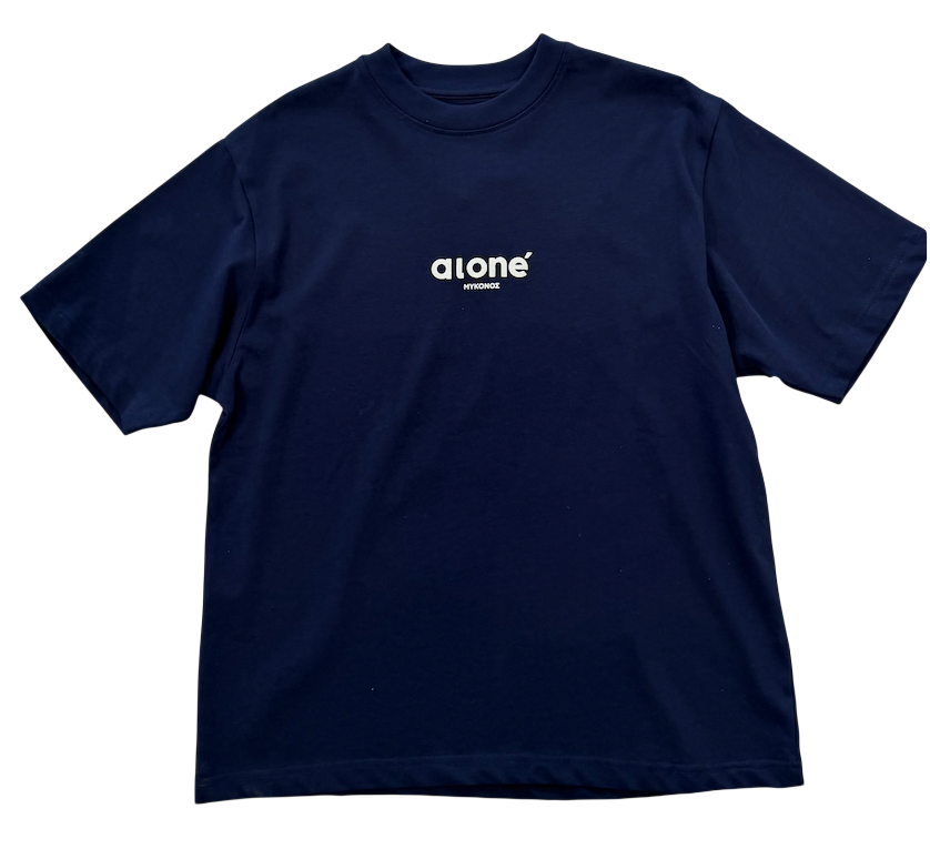 AIONÉ Tee — Midnight Cream