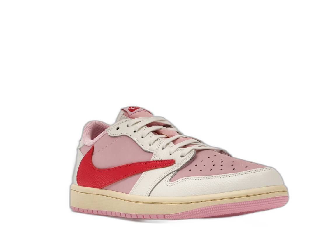 Air Jordan 1 Retro Low OG SP Travis Scott Sail Tropical Pink
