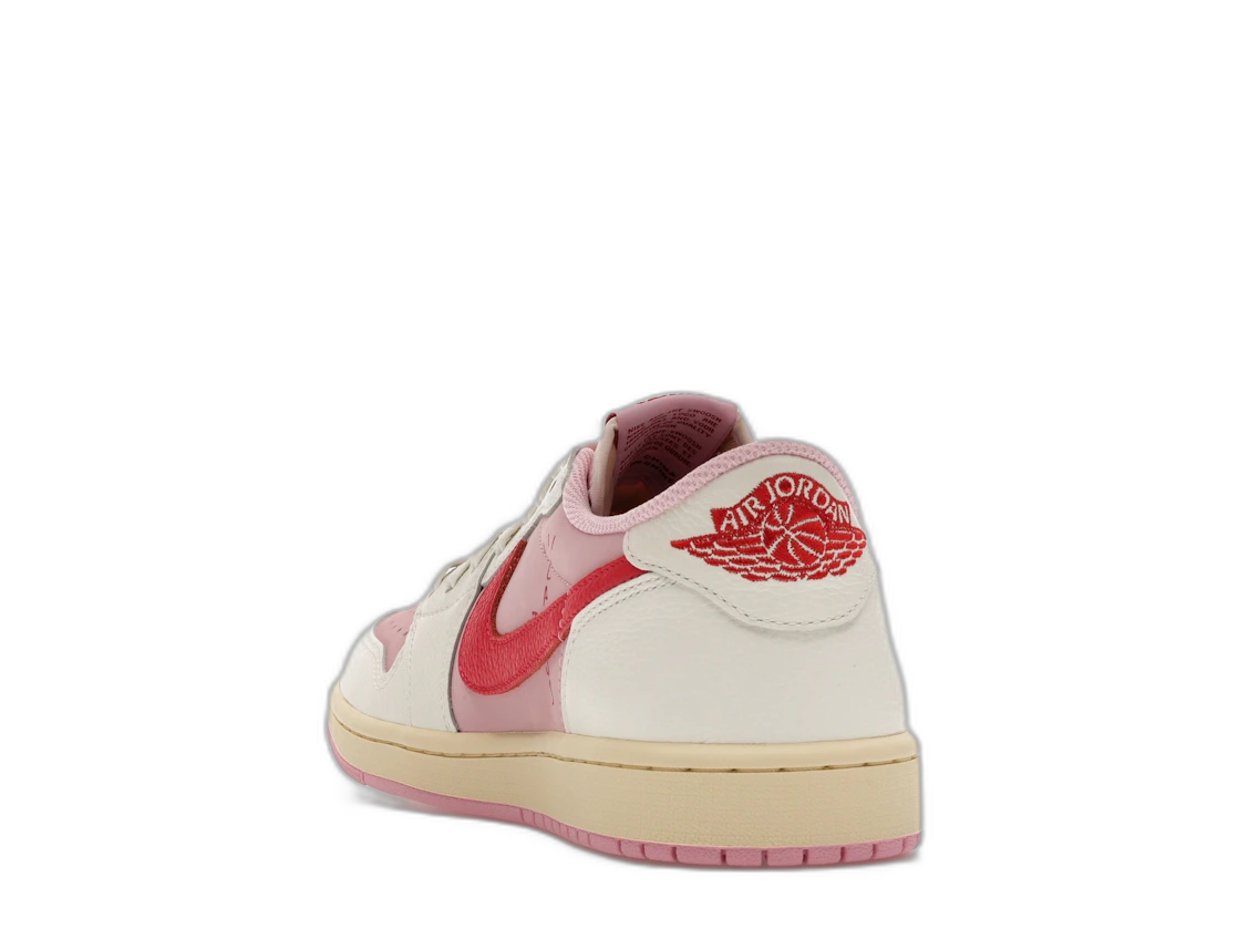 Air Jordan 1 Retro Low OG SP Travis Scott Sail Tropical Pink